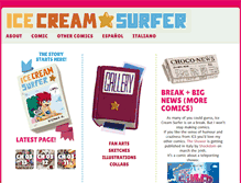 Tablet Screenshot of icecreamsurfer.com